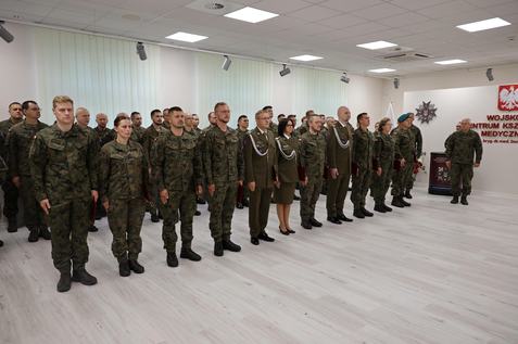 Uroczysta zbiórka z okazji wręczenia aktów mianowań awansowanych żołnierzy